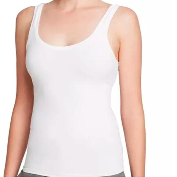 Theory Women's Len Tubular Tank Top White One Size NWT 110 - Picture 1 of 12